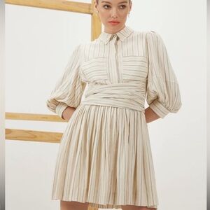 MON RENN mini tie dress